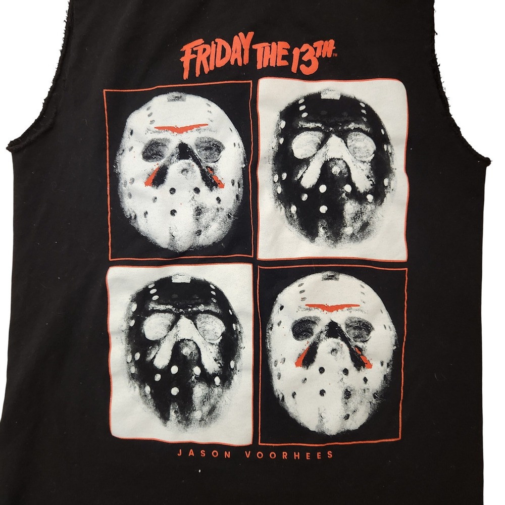Friday 13th Jason Voorhees Horror Movie Fan Sleeveless Tank S Unisex Halloween
